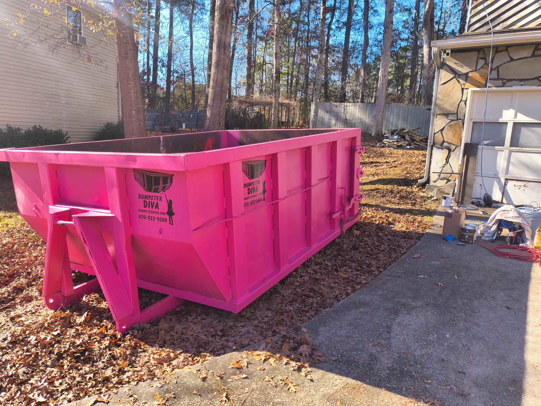 12-yard Dumpster